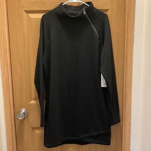 Athleta cozy karma asym sweatshirt dress size large NWT